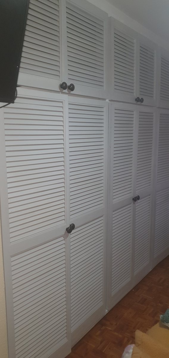 Bedroom cupboard restoration after repair