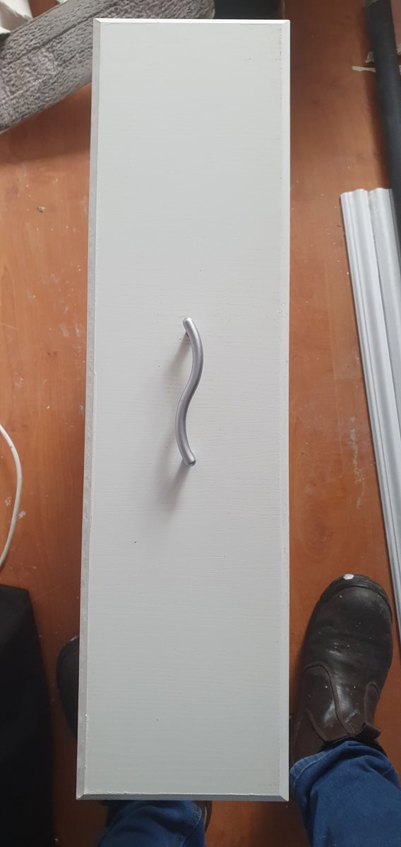 Kitchen cabinet repair after repair
