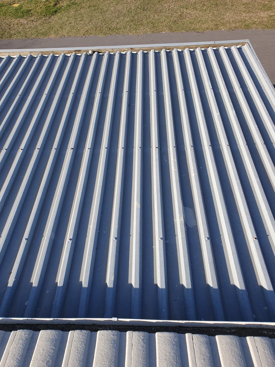 Corrugated roof repair after repair